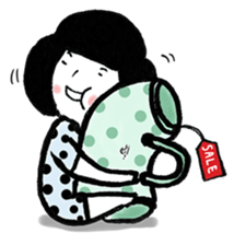 J is the Shopaholic Sister sticker #2938400