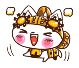 Steampunk dog Gyarovui sticker #2938444