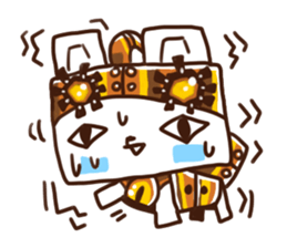 Steampunk dog Gyarovui sticker #2938451