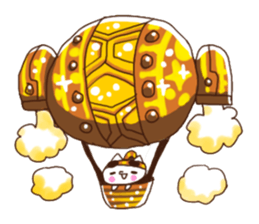 Steampunk dog Gyarovui sticker #2938453