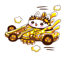 Steampunk dog Gyarovui sticker #2938454