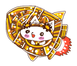 Steampunk dog Gyarovui sticker #2938458