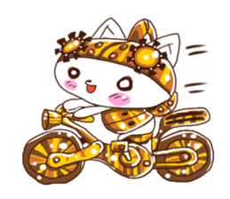 Steampunk dog Gyarovui sticker #2938459