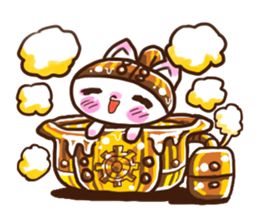 Steampunk dog Gyarovui sticker #2938461