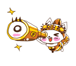 Steampunk dog Gyarovui sticker #2938475