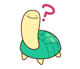 Smiling turtle sticker #2938924