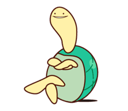 Smiling turtle sticker #2938925