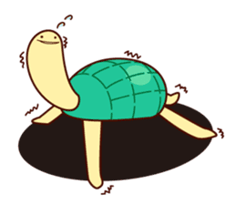 Smiling turtle sticker #2938933