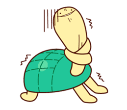 Smiling turtle sticker #2938938