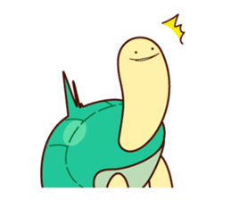 Smiling turtle sticker #2938939