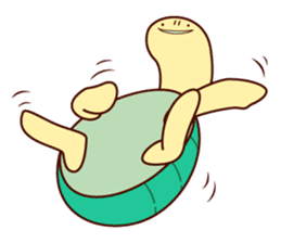 Smiling turtle sticker #2938940