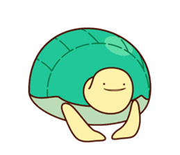 Smiling turtle sticker #2938952