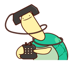 Smiling turtle sticker #2938956