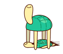 Smiling turtle sticker #2938959
