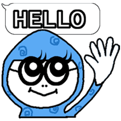 a ninja with glasses