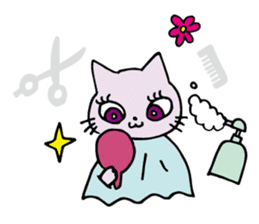 Sweet devil cat sticker #2939024