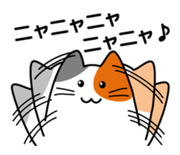 The cat which answers sticker #2939060