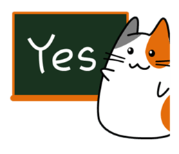 The cat which answers sticker #2939079