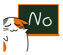 The cat which answers sticker #2939080