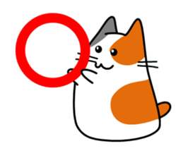 The cat which answers sticker #2939081