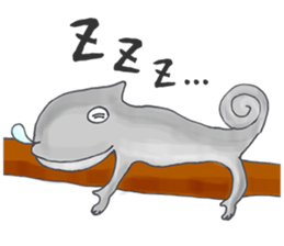 Colorful Chameleon's Sticker sticker #2939338