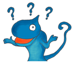 Colorful Chameleon's Sticker sticker #2939340