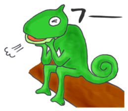 Colorful Chameleon's Sticker sticker #2939354