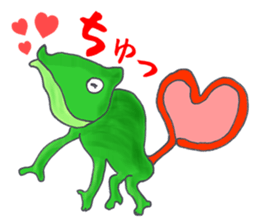 Colorful Chameleon's Sticker sticker #2939355