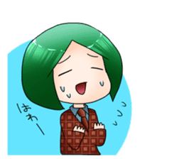 web comic "Hakoshina" stamp -Greeting- sticker #2939473
