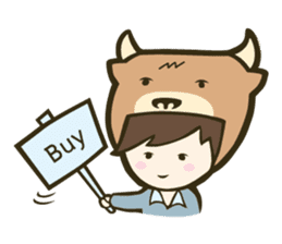 Bullish & bearish trader sticker #2939723