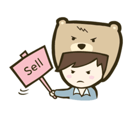Bullish & bearish trader sticker #2939724
