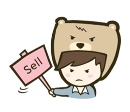 Bullish & bearish trader sticker #2939724