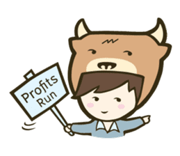 Bullish & bearish trader sticker #2939725