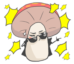Happy mushrooms sticker #2939769