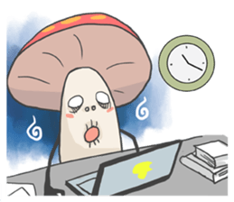 Happy mushrooms sticker #2939775