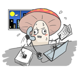 Happy mushrooms sticker #2939778