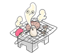 Happy mushrooms sticker #2939780