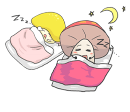 Happy mushrooms sticker #2939782
