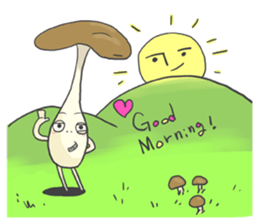 Happy mushrooms sticker #2939783