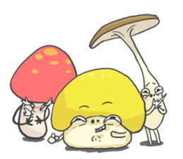 Happy mushrooms sticker #2939800