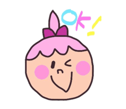 MARY with a ponytail sticker #2940243