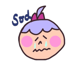 MARY with a ponytail sticker #2940245