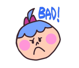 MARY with a ponytail sticker #2940246