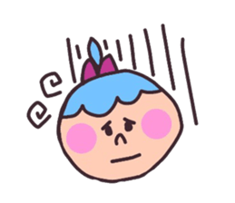 MARY with a ponytail sticker #2940254