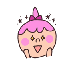 MARY with a ponytail sticker #2940262