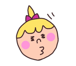 MARY with a ponytail sticker #2940263