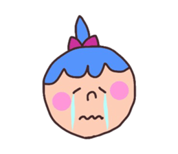 MARY with a ponytail sticker #2940267