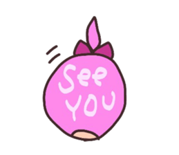 MARY with a ponytail sticker #2940268