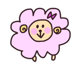 MARY with a ponytail sticker #2940277