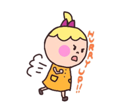 MARY with a ponytail sticker #2940282